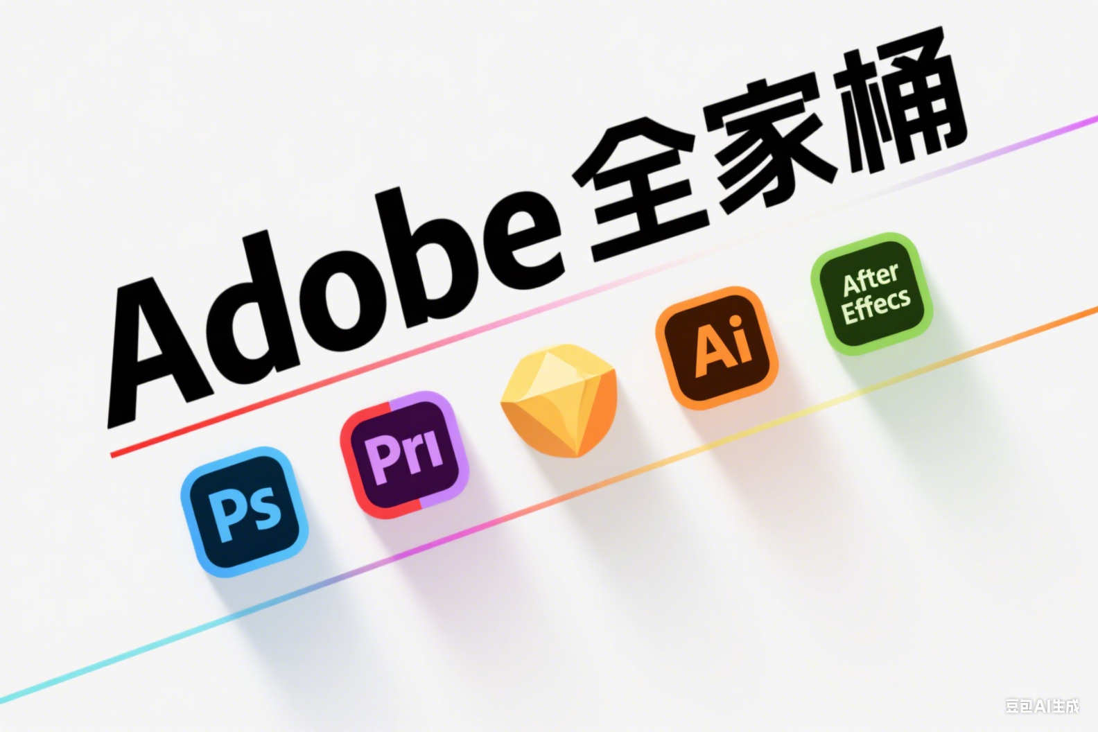 2025Adobe全家桶合集，均为免注册激活版安装直接可用！-少点烦恼资源网